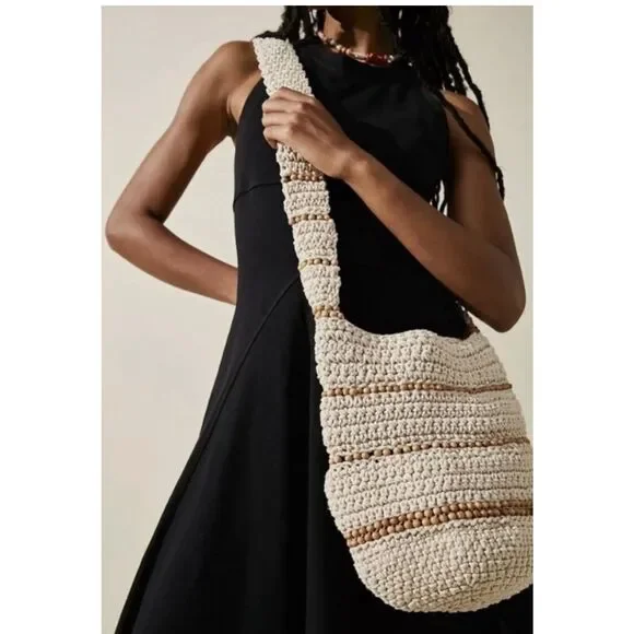 New  Free People Meet Me In Mallorca Crossbody Bag New With Out Tag - Picture 8 of 8